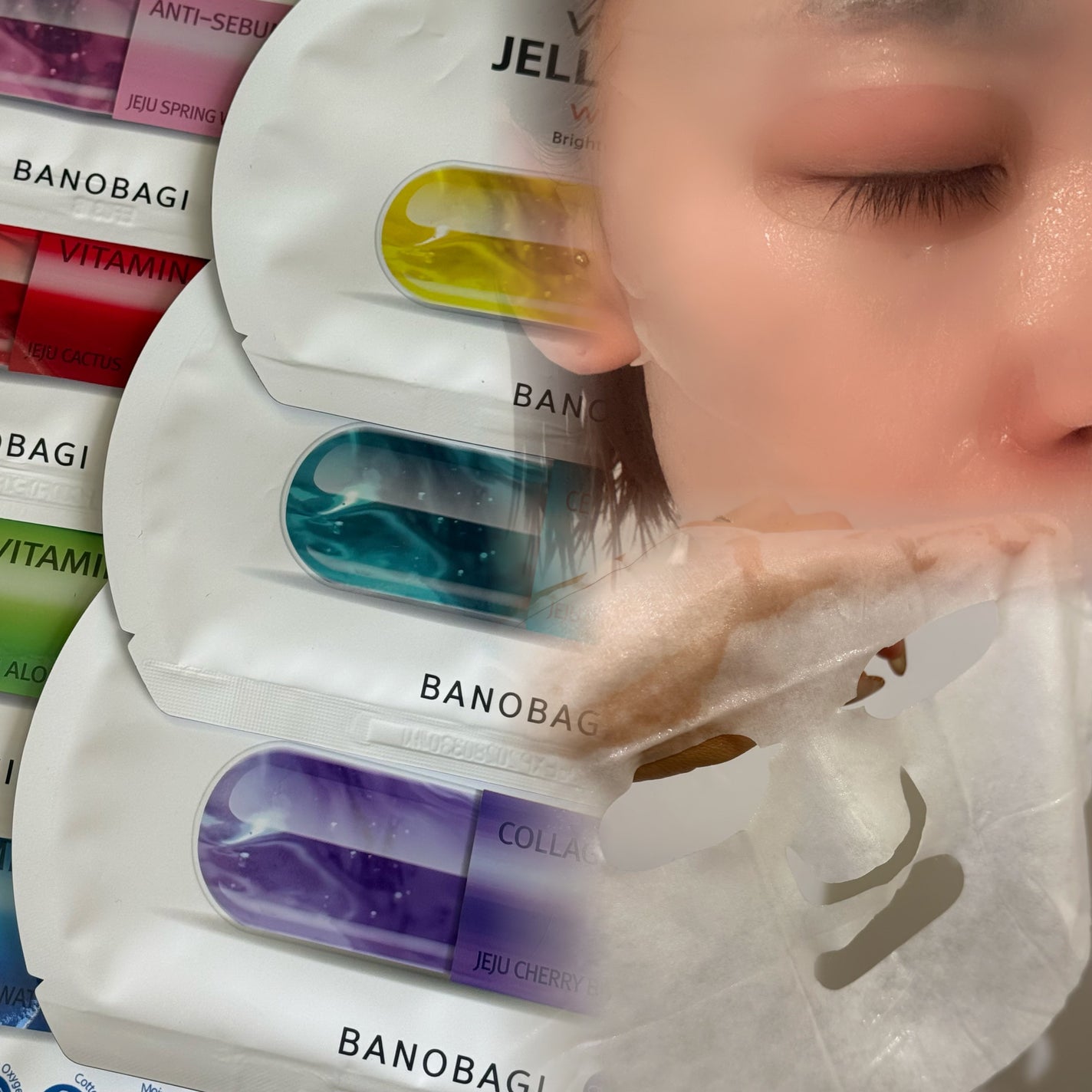 ビタ ジェニックゼリーマスク/BANOBAGI/シートマスク・パックを使ったクチコミ(2枚目)