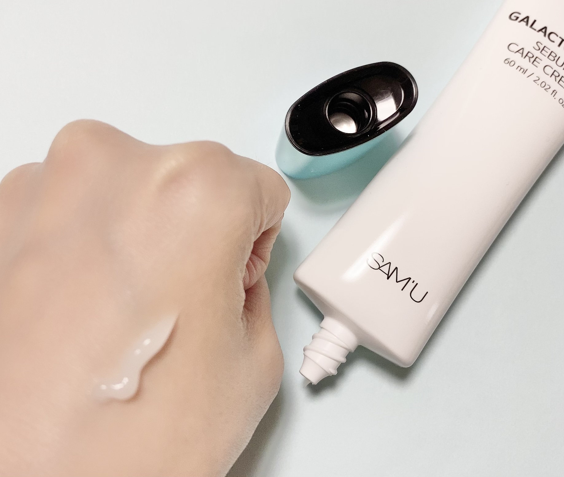 サミュ ガラクトポア セバムケアクリーム/SAM'U/フェイスクリームを使ったクチコミ（3枚目）