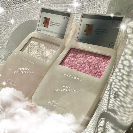 スライドアップドウチーク/ENTROPY/ジェル・クリームチークを使ったクチコミ(3枚目)