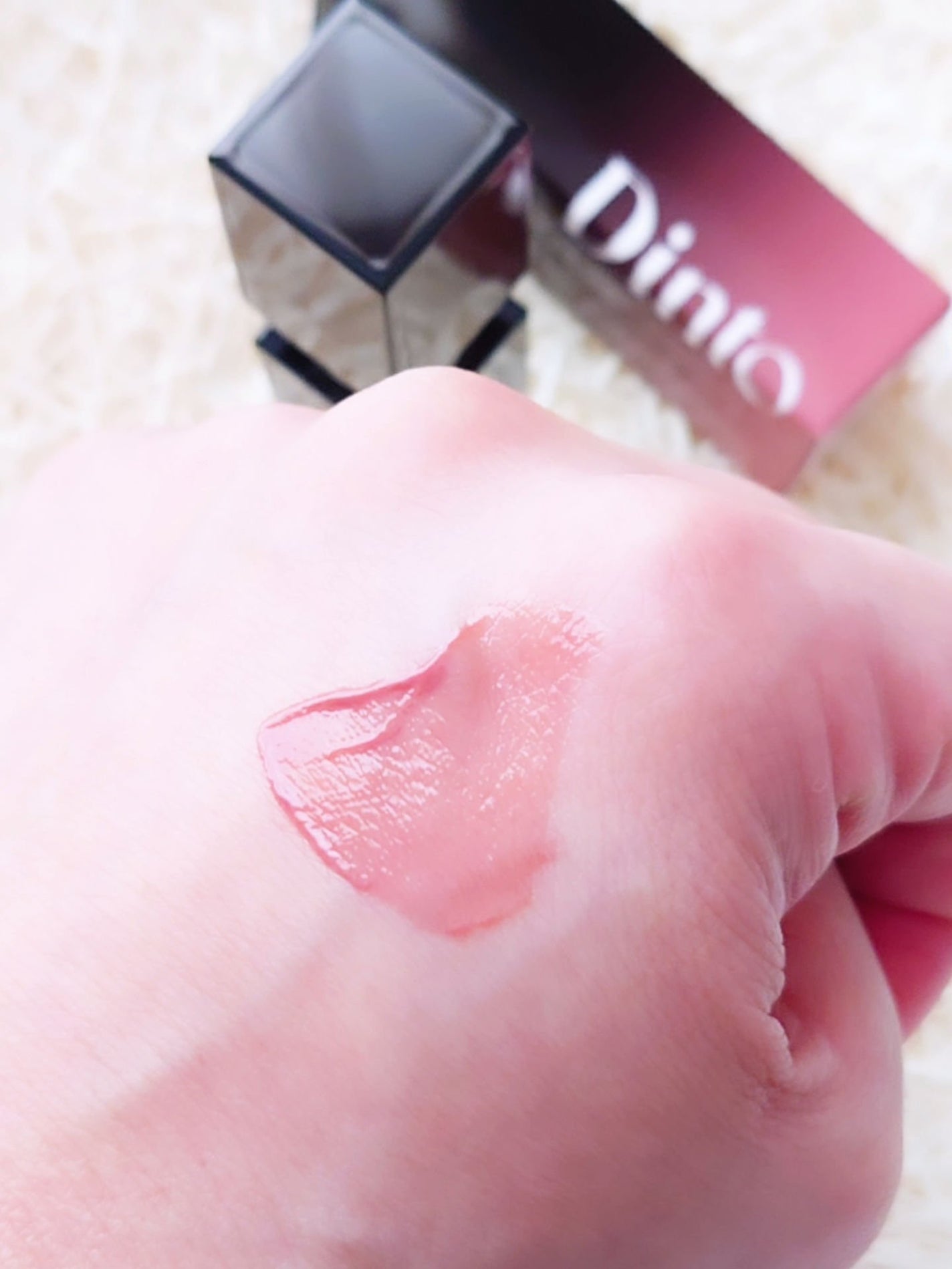 ブラーグロイリップティント/Dinto/リップティントを使ったクチコミ(4枚目)