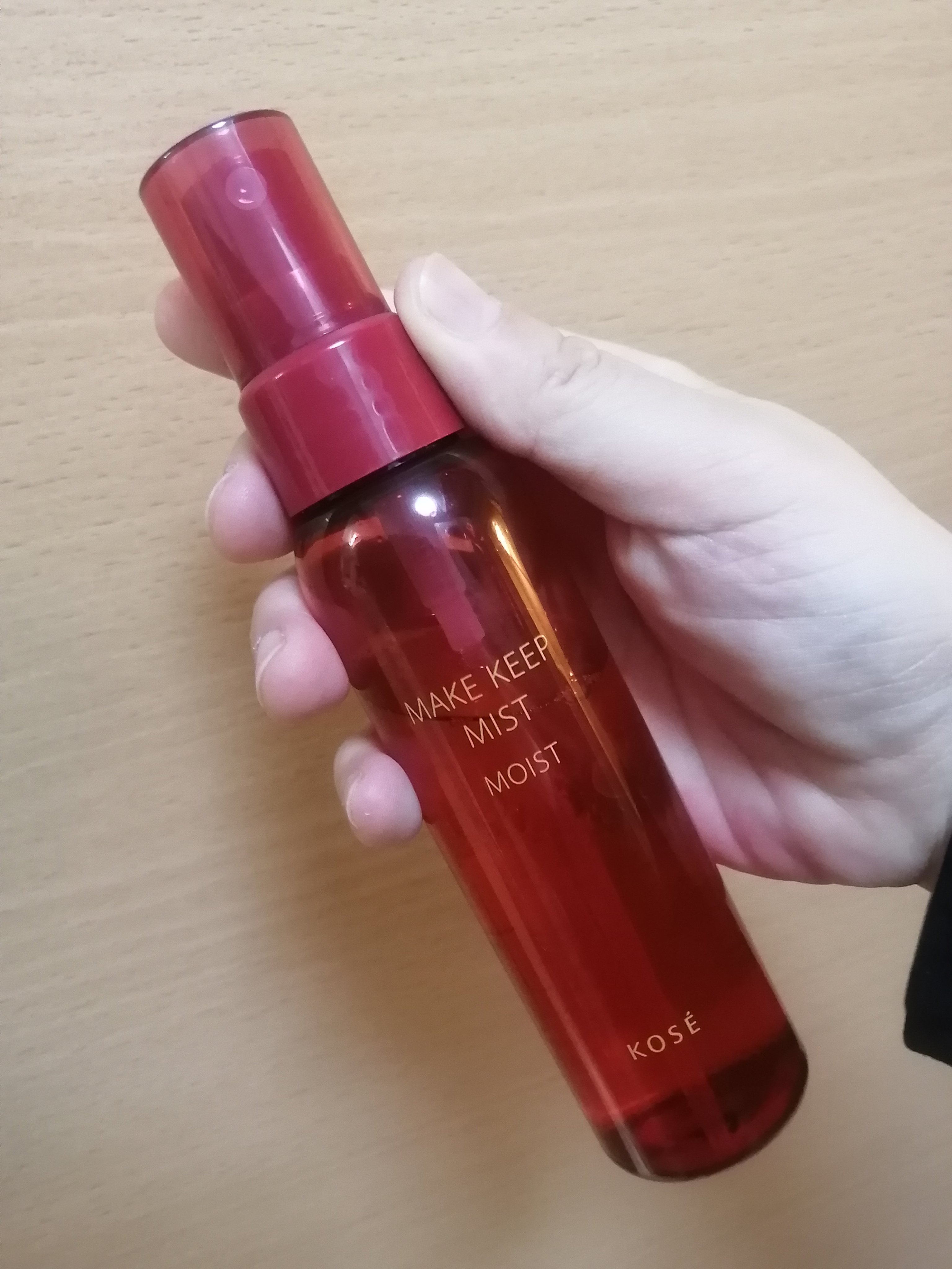 メイク キープ ミスト EX + モイスト TEA/コーセーコスメニエンス/フィックスミストを使ったクチコミ（1枚目）