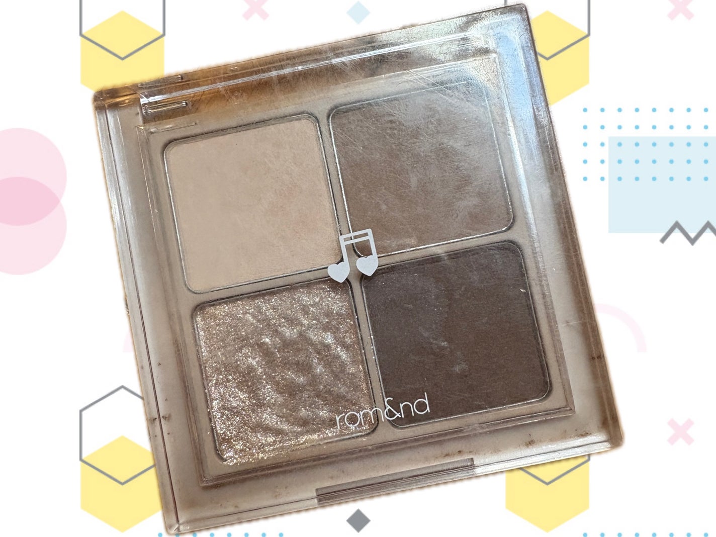 ベターザンアイズ/rom&nd/アイシャドウパレットを使ったクチコミ(1枚目)