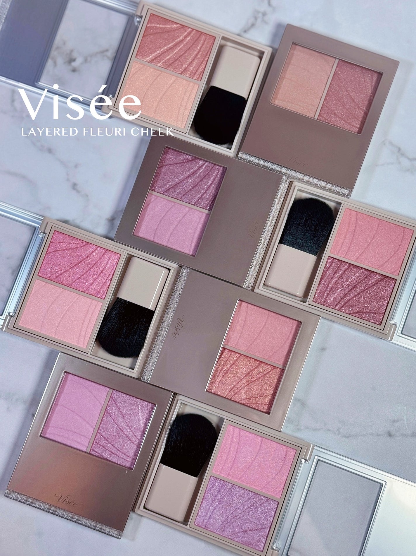 レイヤード フルリ チーク/Visée/パウダーチークを使ったクチコミ(1枚目)