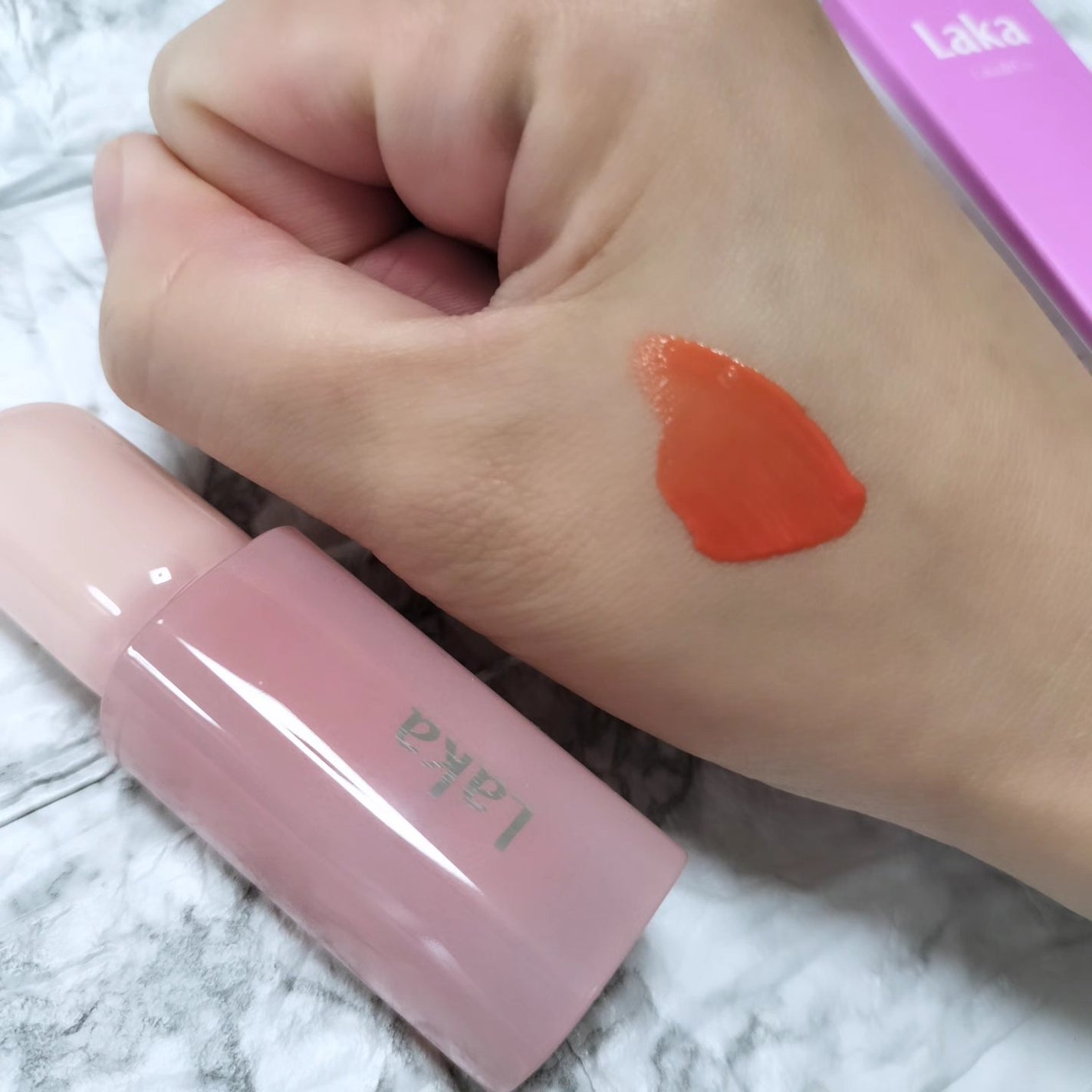 ポッピングバルーンティント/Laka/リップティントを使ったクチコミ(3枚目)