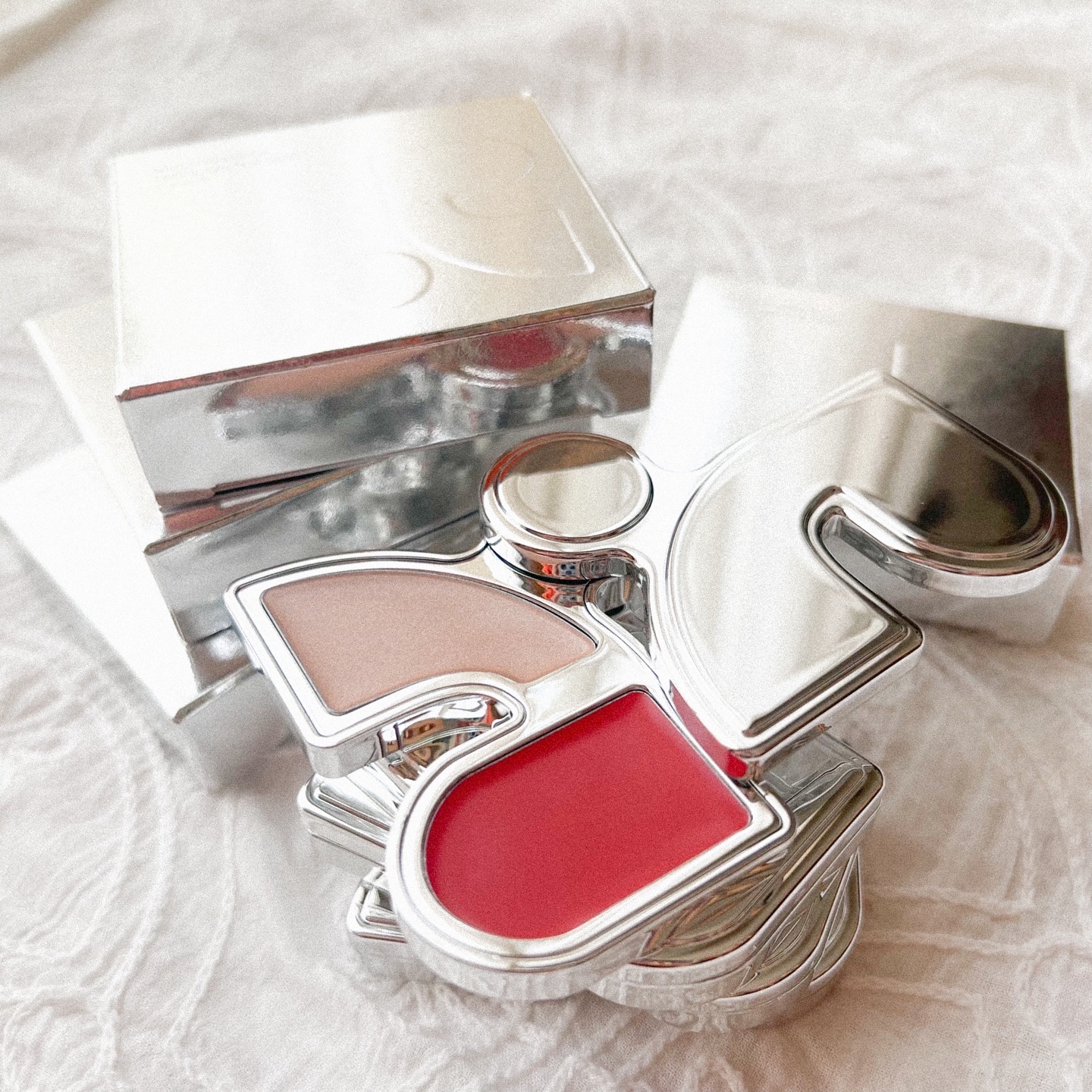 マルチブラッシュアンドハイライターデュオ/Rest & Recreation BEAUTY/ジェル・クリームチークを使ったクチコミ（1枚目）