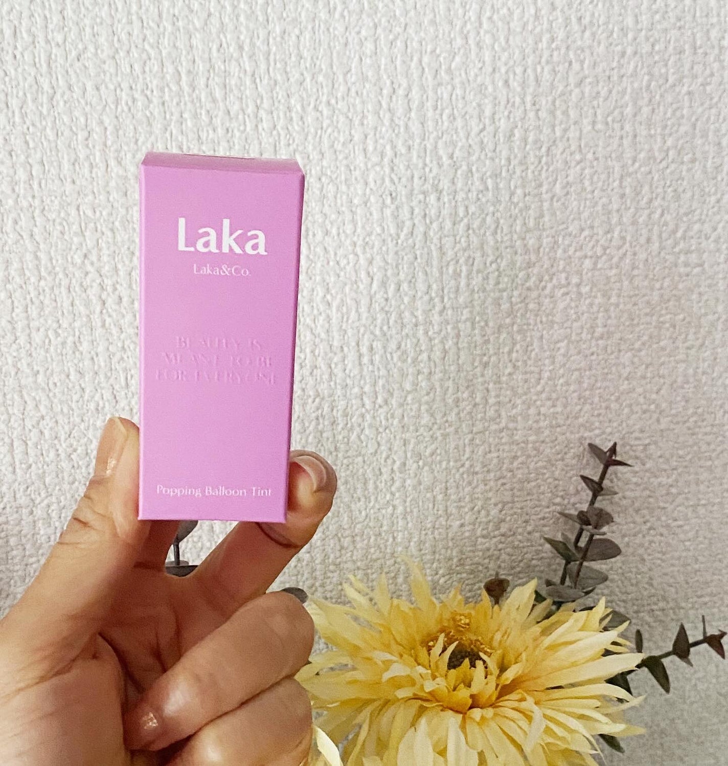 ポッピングバルーンティント/Laka/リップティントを使ったクチコミ(5枚目)