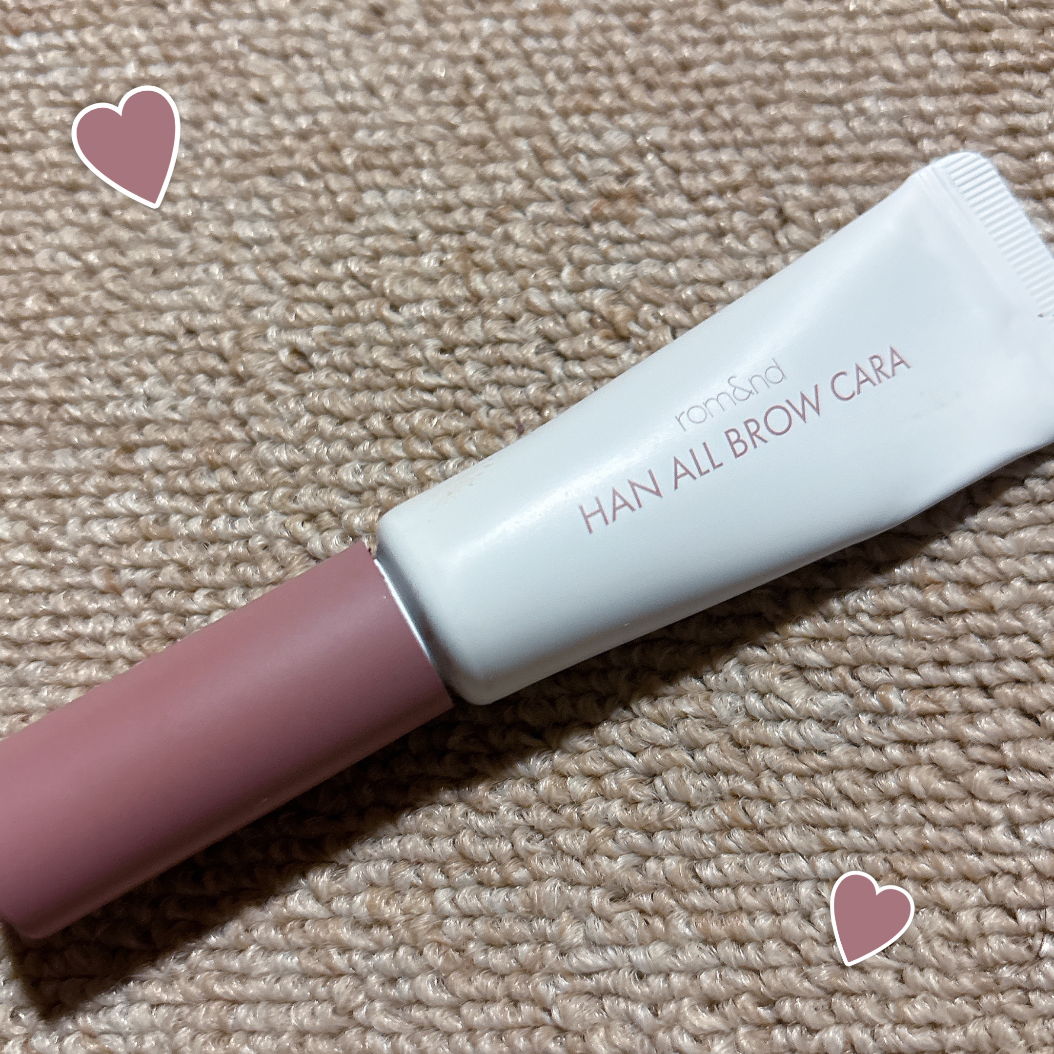 ハンオールブロウカラ/rom&nd/眉マスカラを使ったクチコミ（1枚目）