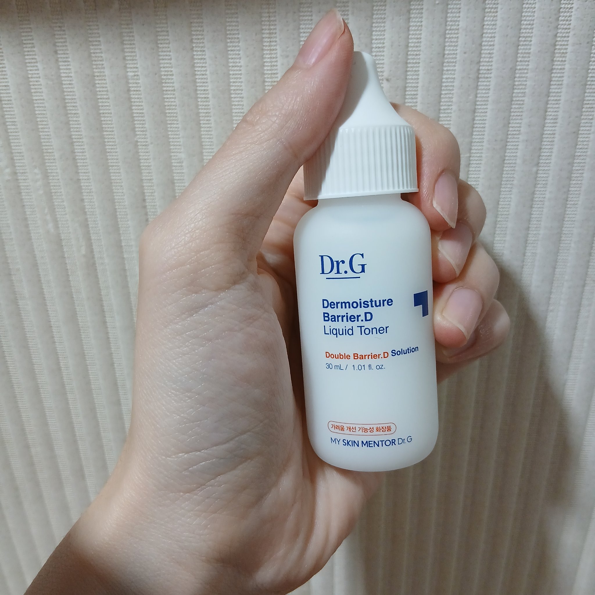 ザモイスチャーバリアDリキッドトナー/Dr.G/化粧水を使ったクチコミ（1枚目）