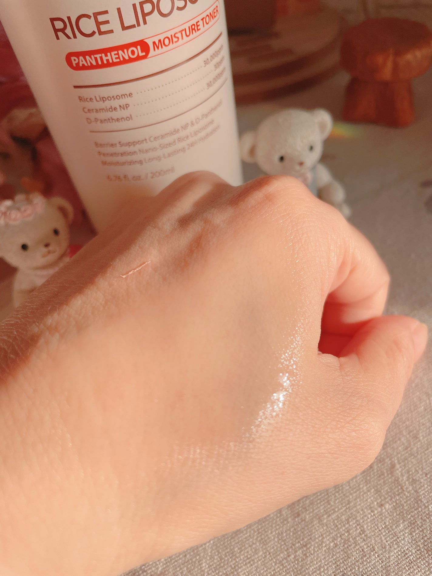 ライスリポソームパンテノールモイスチャートナー/make prem/化粧水を使ったクチコミ(2枚目)