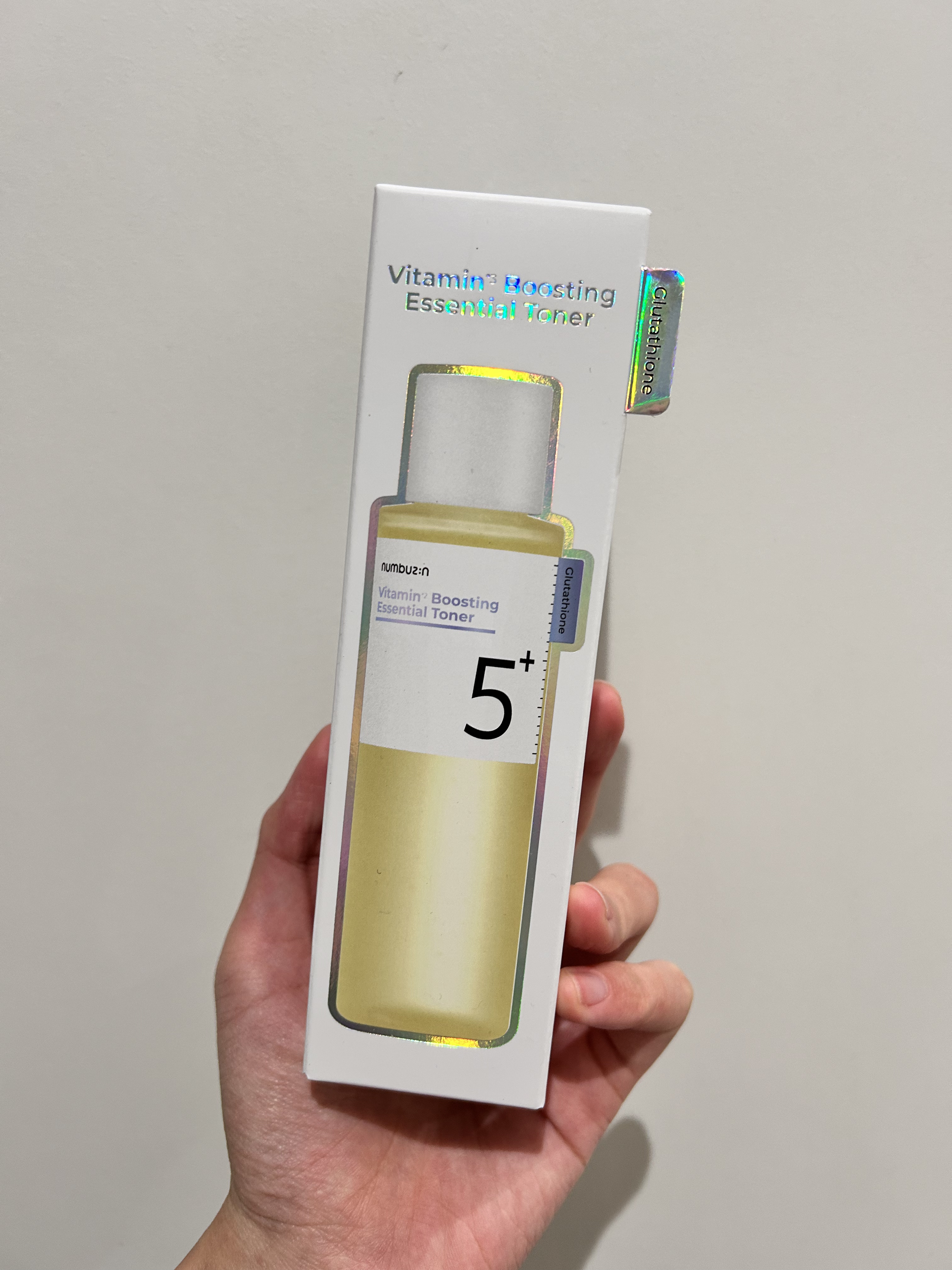 5番 白玉グルタチオンCエッセンシャルトナー/numbuzin/化粧水を使ったクチコミ（1枚目）
