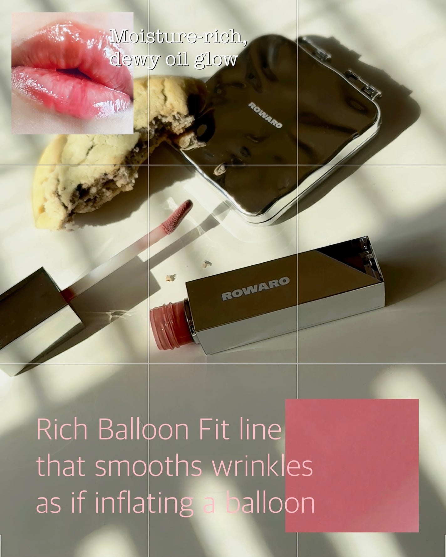 BLOW LIP GLOSS Pink Breeze/ROWARO/リップグロスを使ったクチコミ(2枚目)