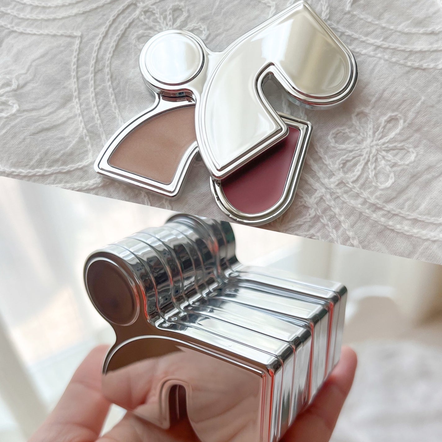 マルチブラッシュアンドハイライターデュオ/Rest & Recreation BEAUTY/ジェル・クリームチークを使ったクチコミ(5枚目)