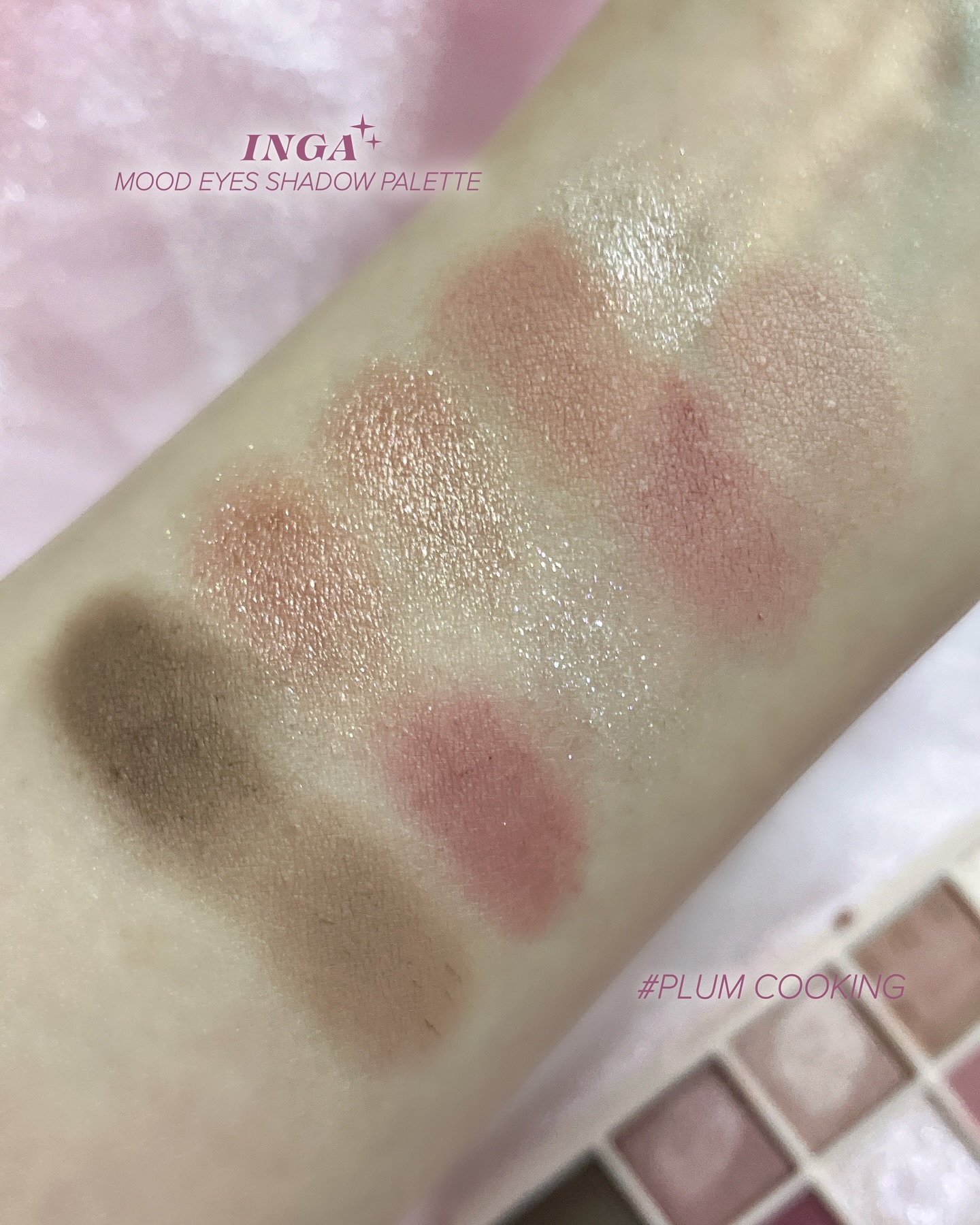 ムードアイズシャドウパレット/INGA/アイシャドウパレットを使ったクチコミ（3枚目）
