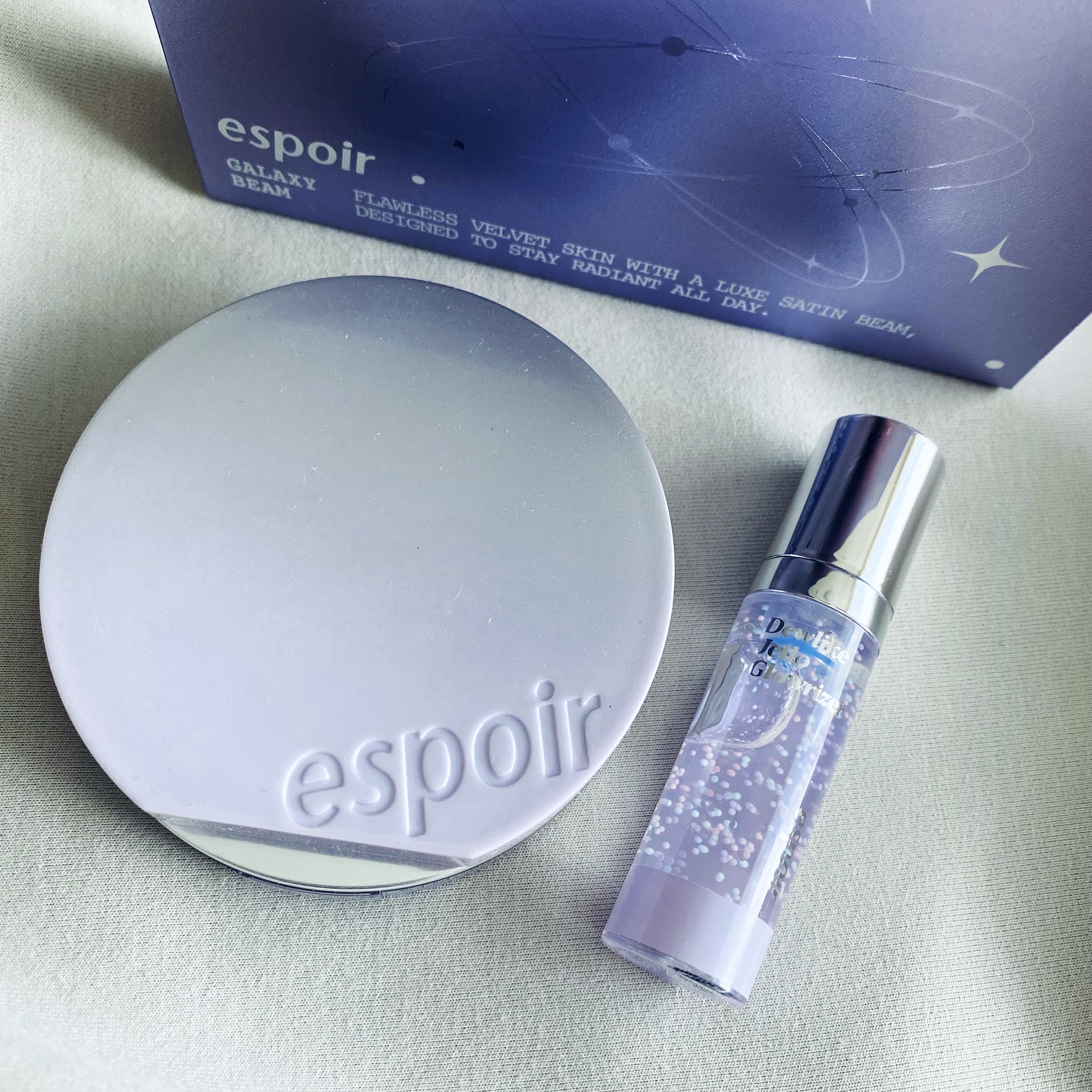 ビーベルベットカバークッション ギャラクシービームコレクション/espoir/メイクアップキットを使ったクチコミ（3枚目）