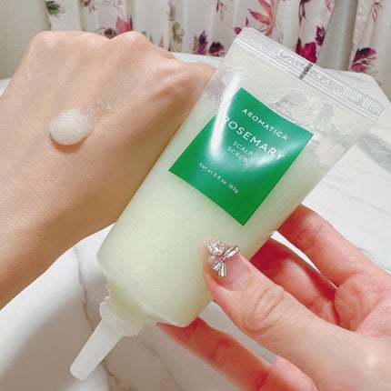 ローズマリー スカルプ スクラブ/AROMATICA/ヘッドスクラブを使ったクチコミ(2枚目)