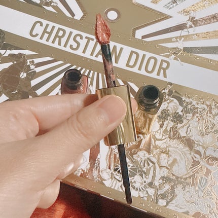 ルージュ ディオール シークイン リキッド デュオ(ホリデーコレクション 2025 限定品)/Dior/口紅・グロス・リップライナー・リップケアを使ったクチコミ(2枚目)