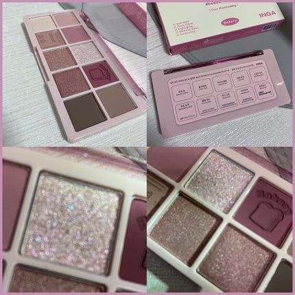 ムードアイズシャドウパレット/INGA/アイシャドウパレットを使ったクチコミ(3枚目)
