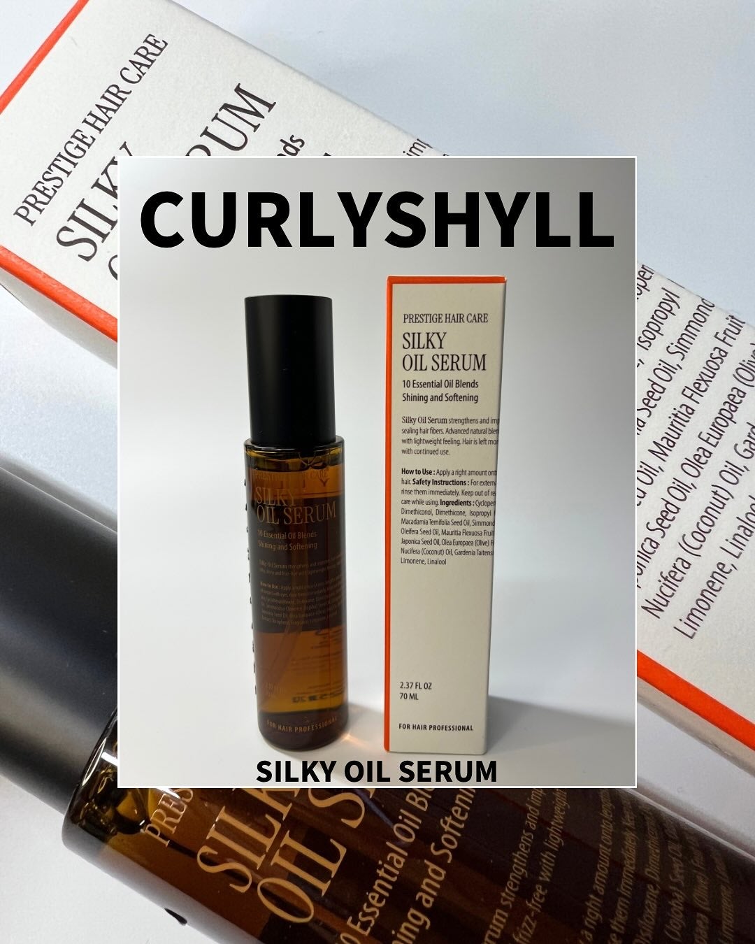 SILKY OIL SERUM/CULRY SHYLL/ヘアオイルを使ったクチコミ(1枚目)