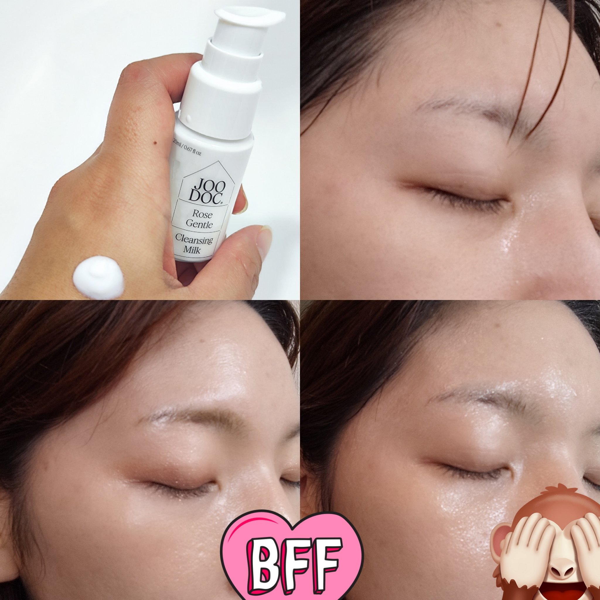 ローズジェントルクレンジングミルク/JOODOC/ミルククレンジングを使ったクチコミ（2枚目）