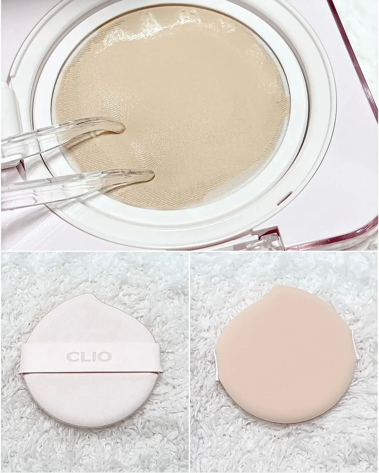 キルカバー メッシュ グロウ エッセンシャル クッション/CLIO/クッションファンデーションを使ったクチコミ（3枚目）