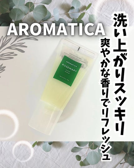 ローズマリー スカルプ スクラブ/AROMATICA/ヘッドスクラブを使ったクチコミ(1枚目)