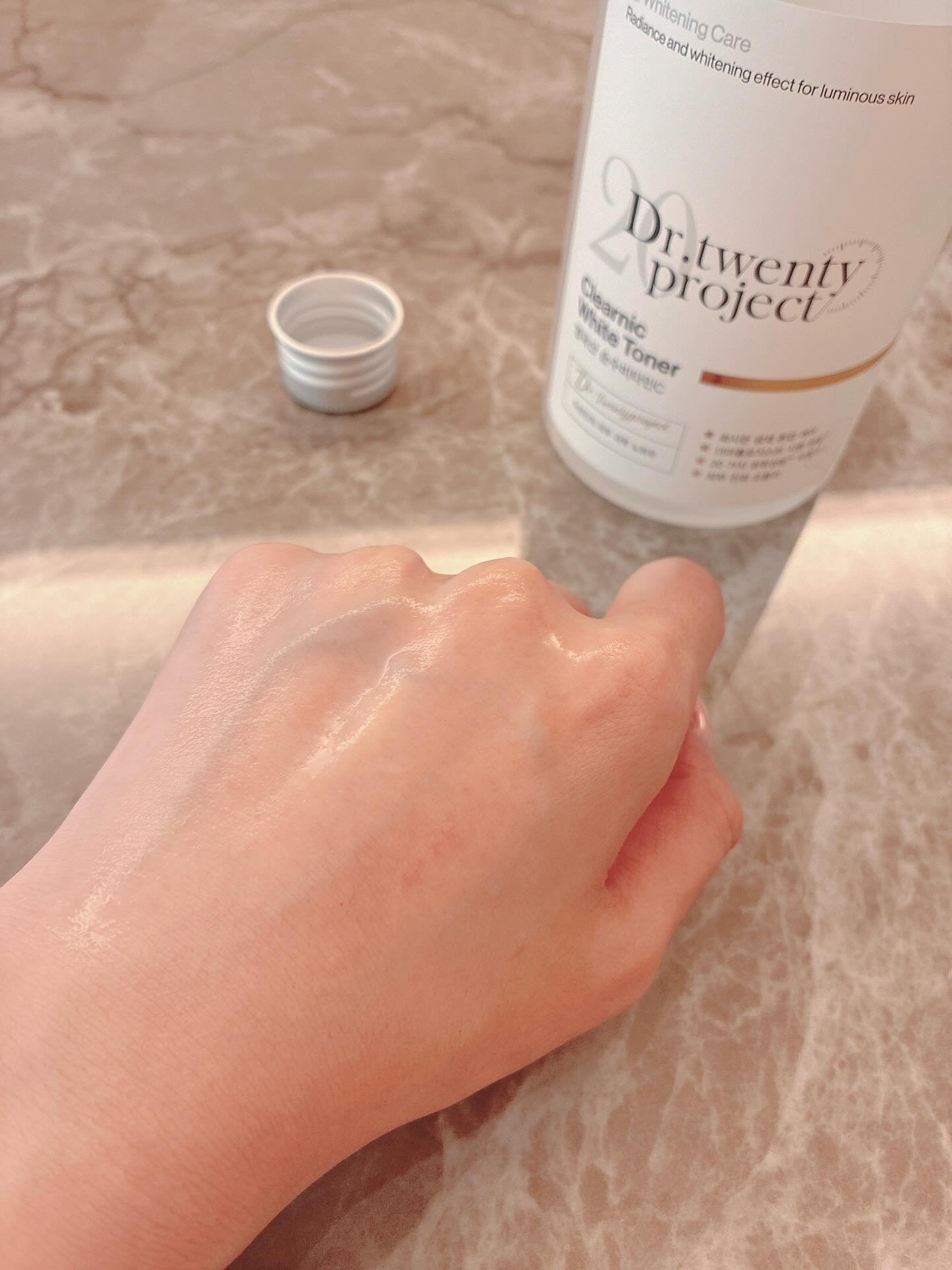 クリアニックホワイトトナー/Dr.Twenty Project/化粧水を使ったクチコミ（3枚目）