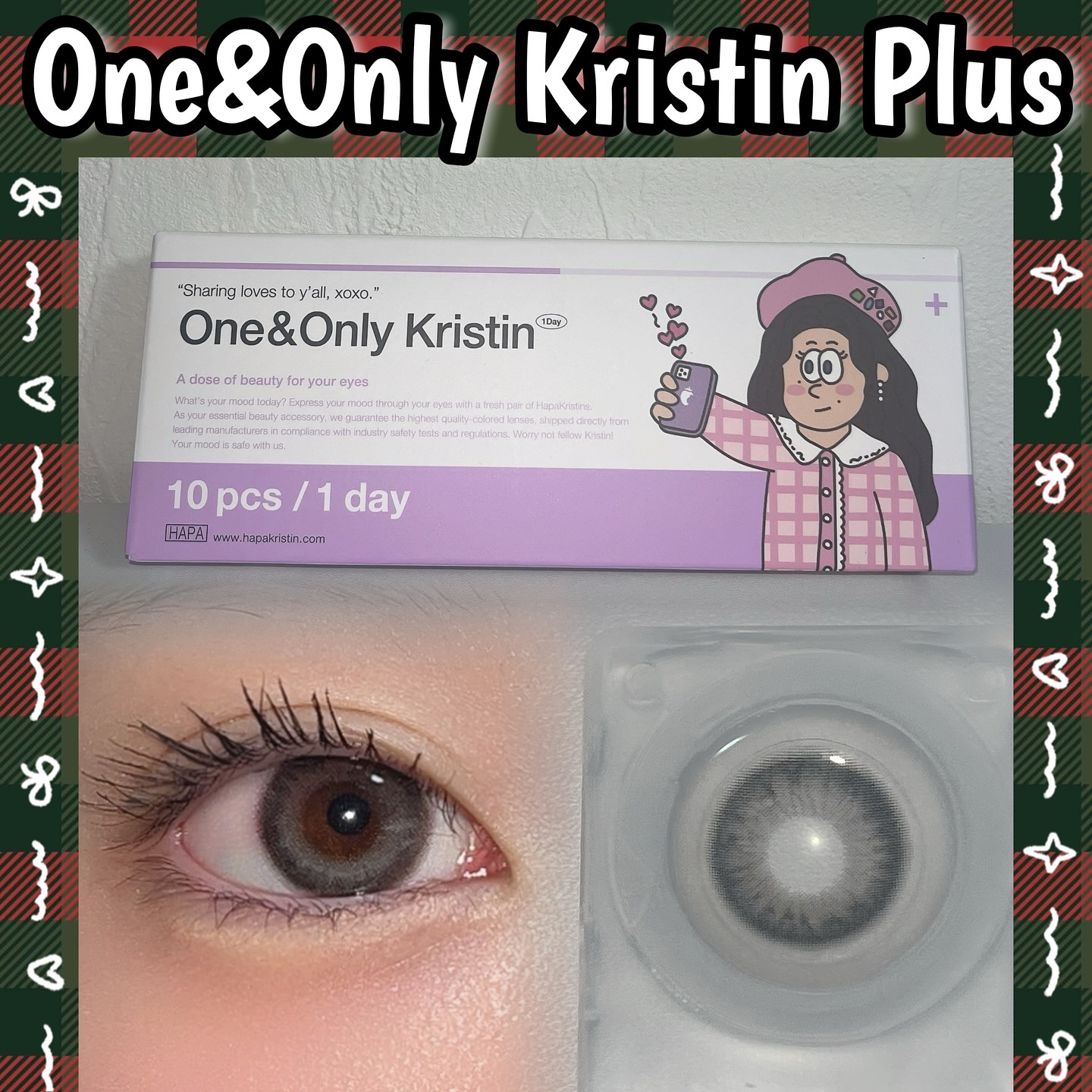 《Hapakristin One&Only Kristin Plus 1day Gray》
@hapakristin_jp 様から頂きました🙇🏻‍♀️

公式サイトで大人気のOne&Only Kristin Plusが遂にQoo10に登