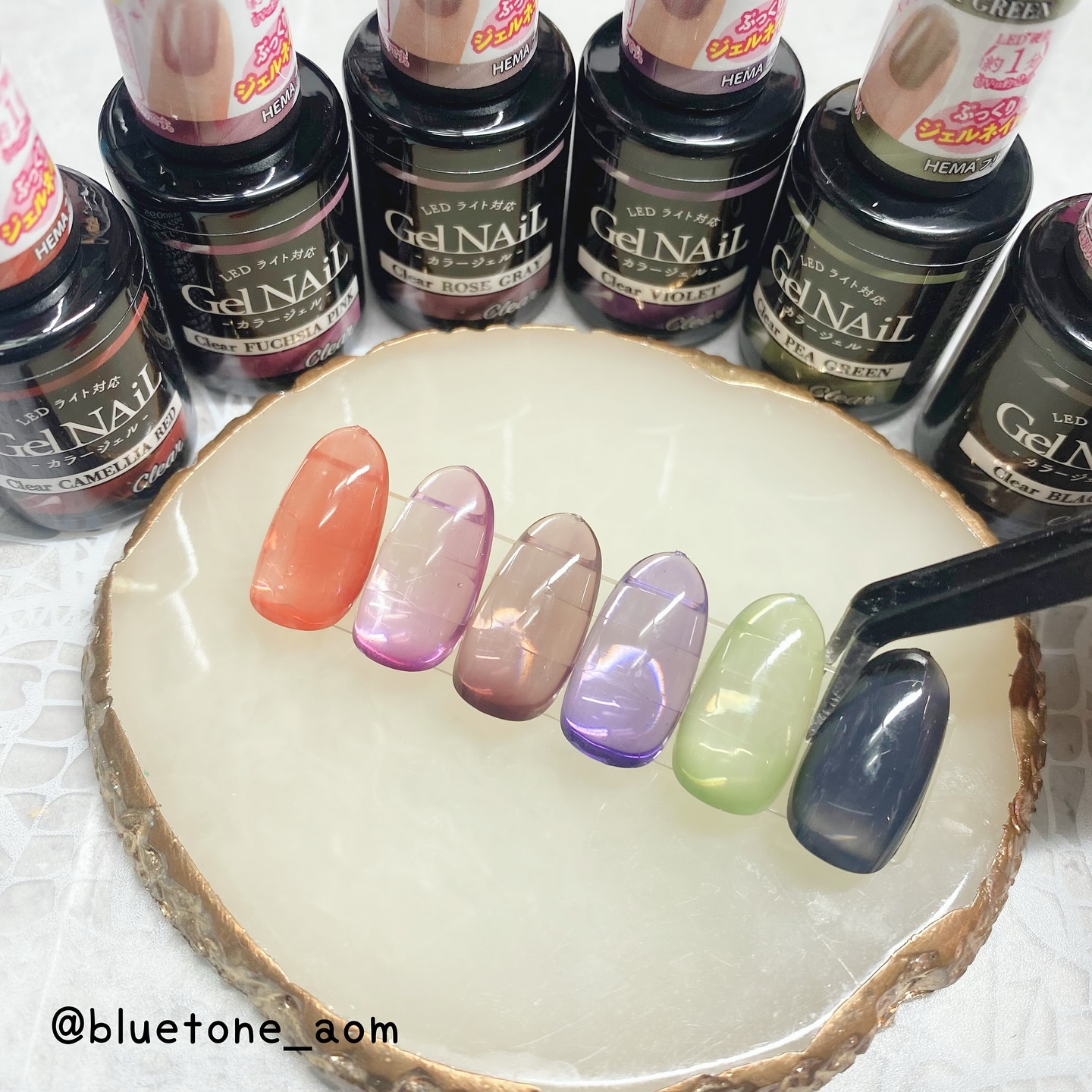 ジェルネイル（ライト対応）/セリア/ジェルネイルを使ったクチコミ（1枚目）