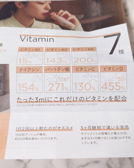 Vitamin Maintenance/IN MIST/健康サプリメントを使ったクチコミ(3枚目)