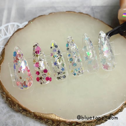 ホリデーグリッター/WSPT JAPAN/ネイル用品を使ったクチコミ(7枚目)