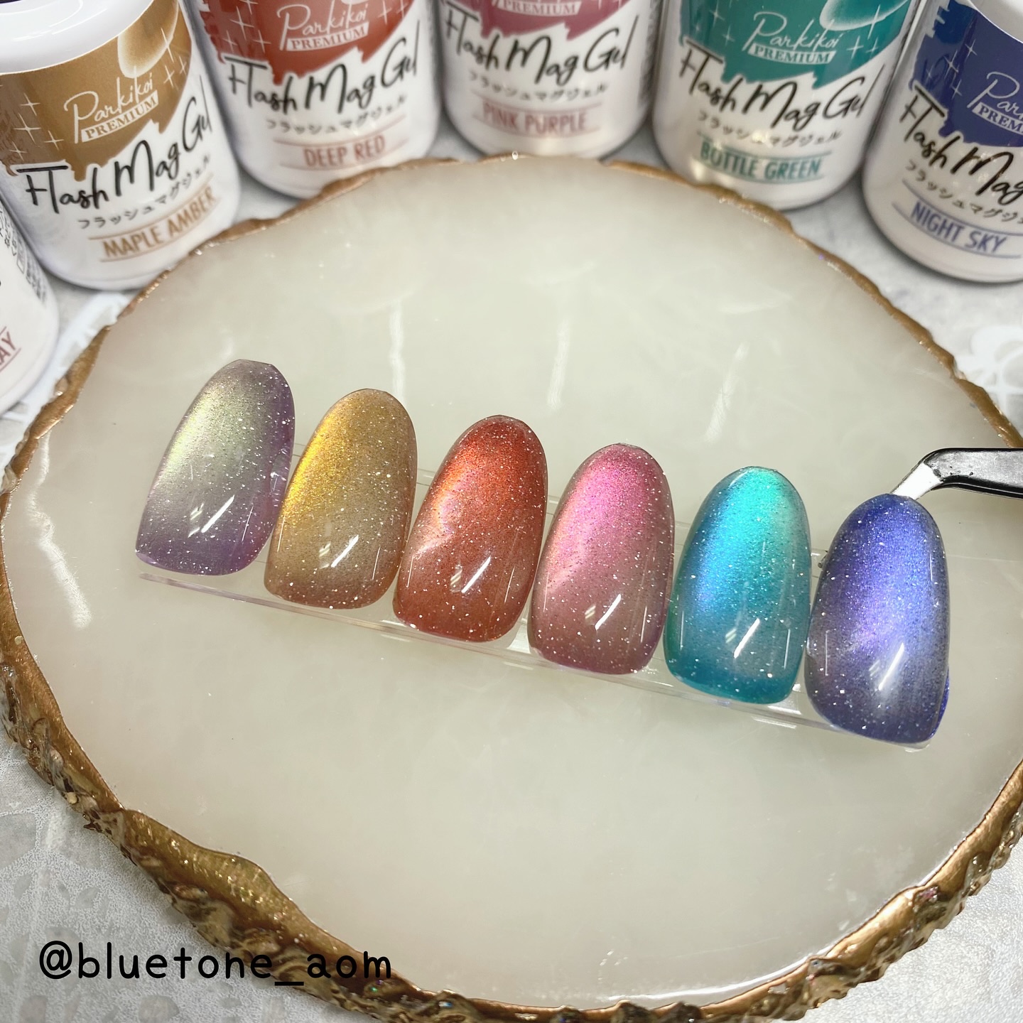 パルP マグアートジェル/parkikoi/ジェルネイルを使ったクチコミ（3枚目）