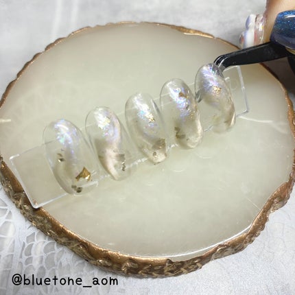 ネイルホイル/セリア/ネイルシールを使ったクチコミ(6枚目)