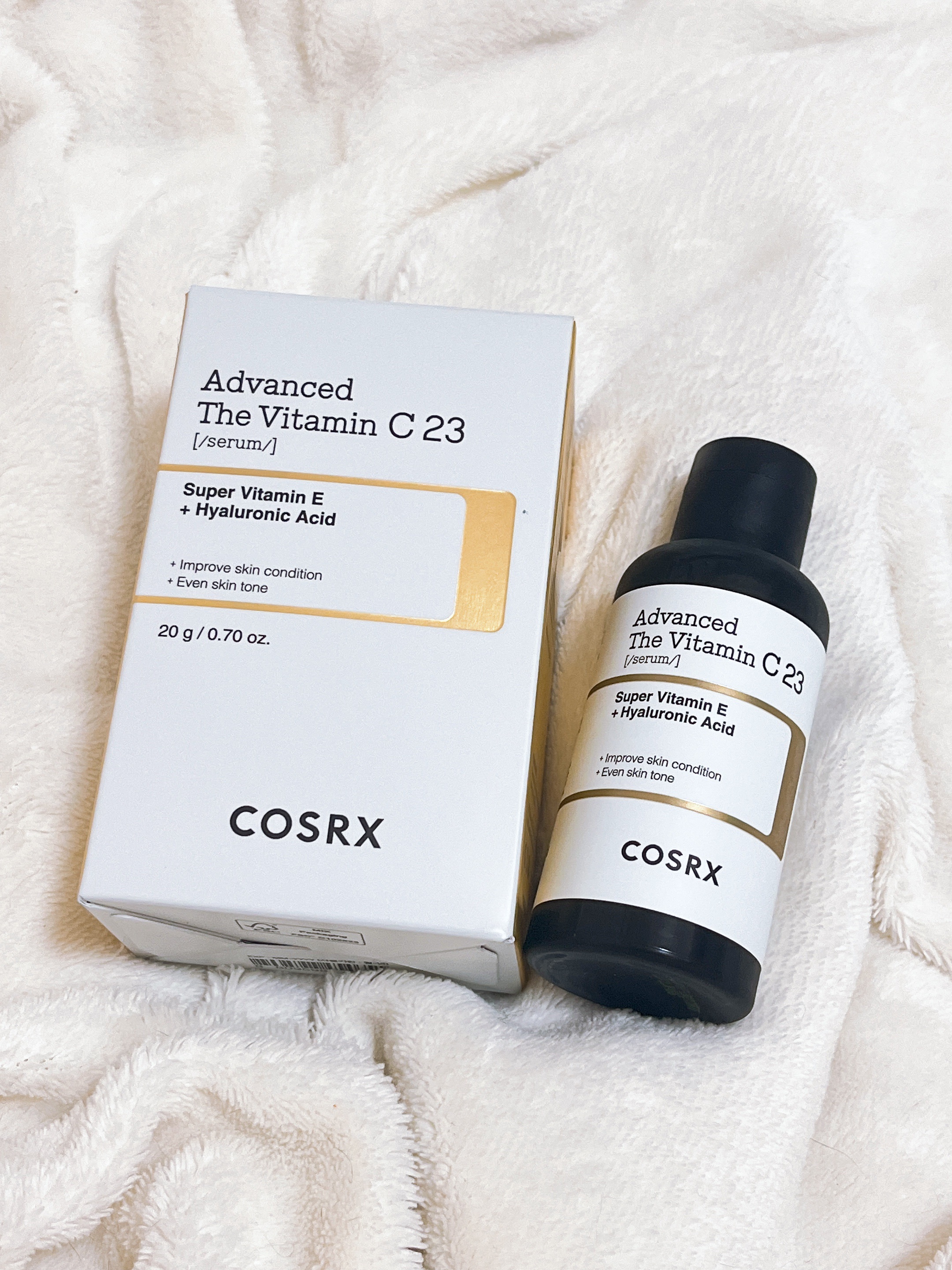 
#PR
#COSRX
#LIPSプレゼント

10/1にリニューアル発売された
**COSRX「RX アドバンスド ザ・ビタミンC23セラム」**をお試ししました🧡

ずっと気になっていた高濃度ビタミンC系の中でも、
これは23%という