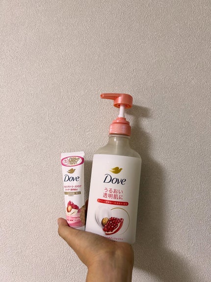 ダヴ ふわとろクリーミースクラブ ザクロ&シアバター/ダヴ/ボディスクラブを使ったクチコミ(1枚目)