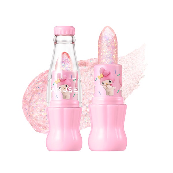 【マイメロディ&クロミ】限定エディション スパークルソーダリップバーム 01 すももソーダ