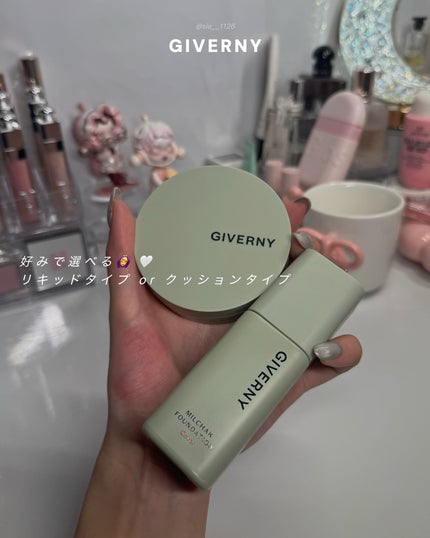 ジヴェルニー 密着カバークッション/GIVERNY/クッションファンデーションを使ったクチコミ(2枚目)