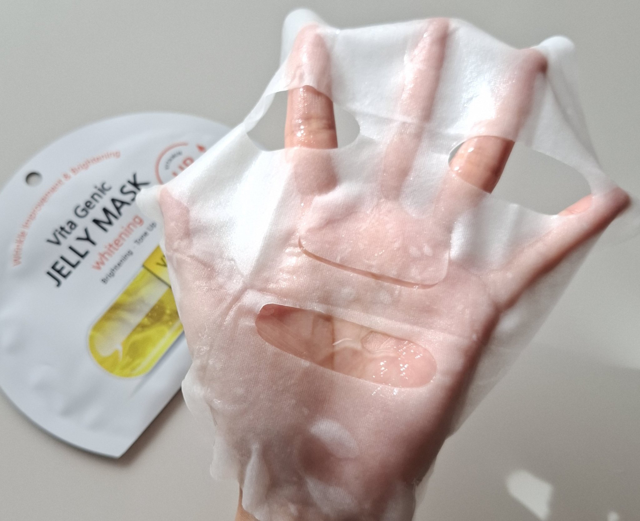 ビタ ジェニックゼリーマスク/BANOBAGI/シートマスク・パックを使ったクチコミ（2枚目）