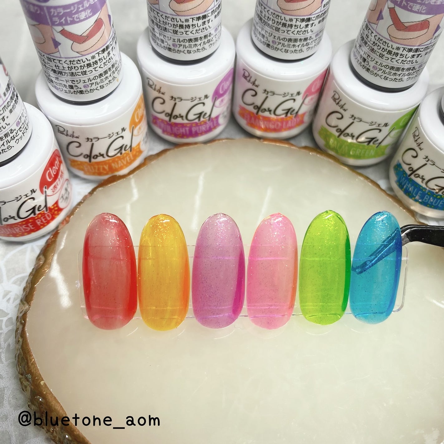 パル カラージェル/キャンドゥ/ジェルネイルを使ったクチコミ(5枚目)