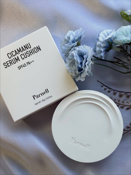シカマヌ セラム イン マット クッション/parnell/クッションファンデーションを使ったクチコミ(4枚目)