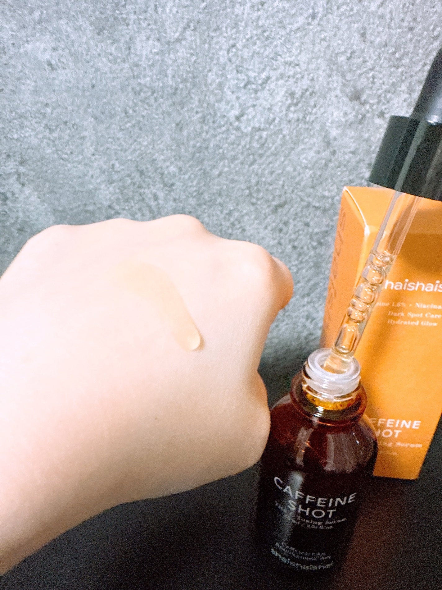 カフェインショット ビタC トーニングセラム/shaishaishai/美容液を使ったクチコミ(4枚目)