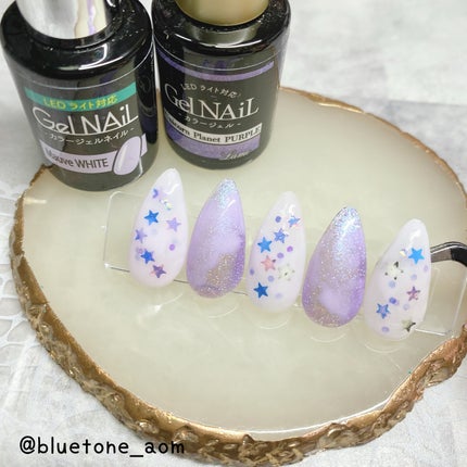 ジェルネイル(ライト対応)/セリア/ジェルネイルを使ったクチコミ(1枚目)