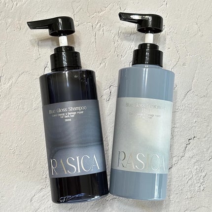 ブルーグロスシャンプー/トリートメント/rasica/市販シャンプーを使ったクチコミ(1枚目)