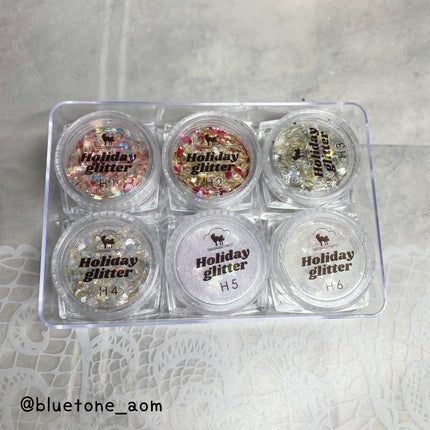 ホリデーグリッター/WSPT JAPAN/ネイル用品を使ったクチコミ(9枚目)