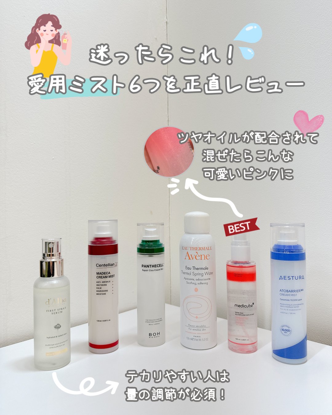 ダルバ ホワイトトリュフファーストスプレーセラム/ダルバ/ミスト状化粧水を使ったクチコミ（1枚目）