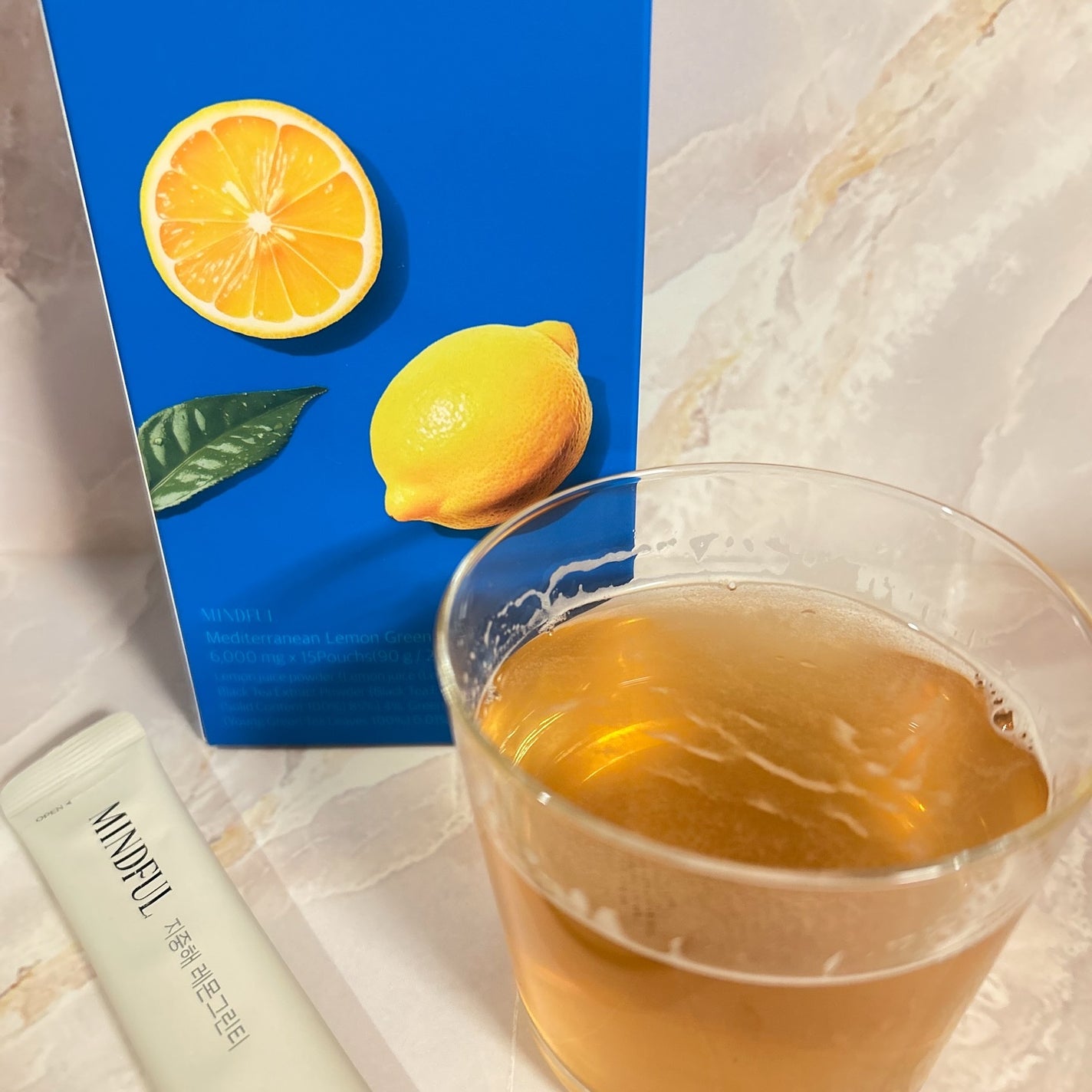マインドフル地中海レモングリーンティー /FOODOLOGY/美容ドリンクを使ったクチコミ(4枚目)