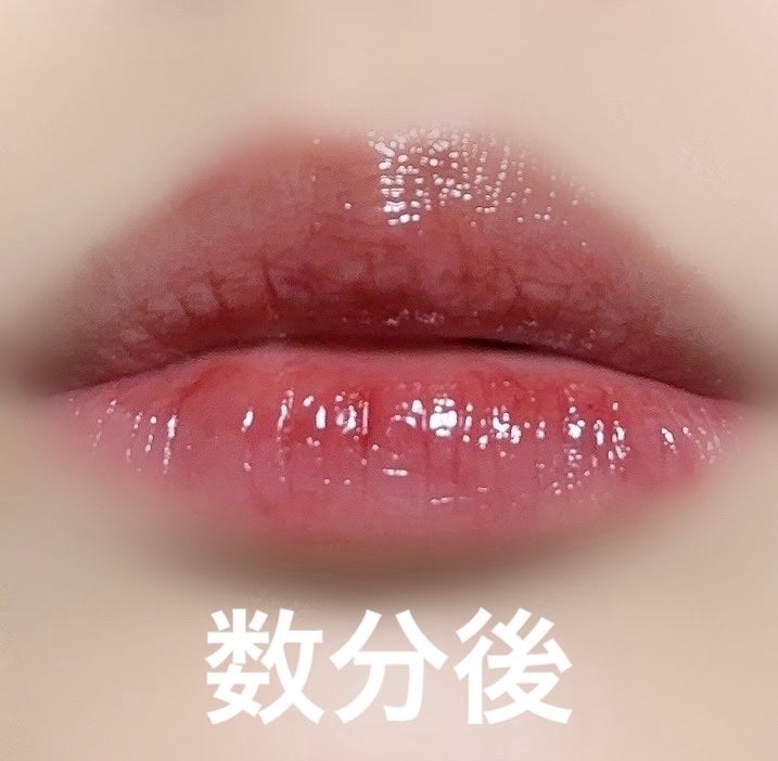 リップグロウボム/マキアージュ/リップティントを使ったクチコミ(10枚目)