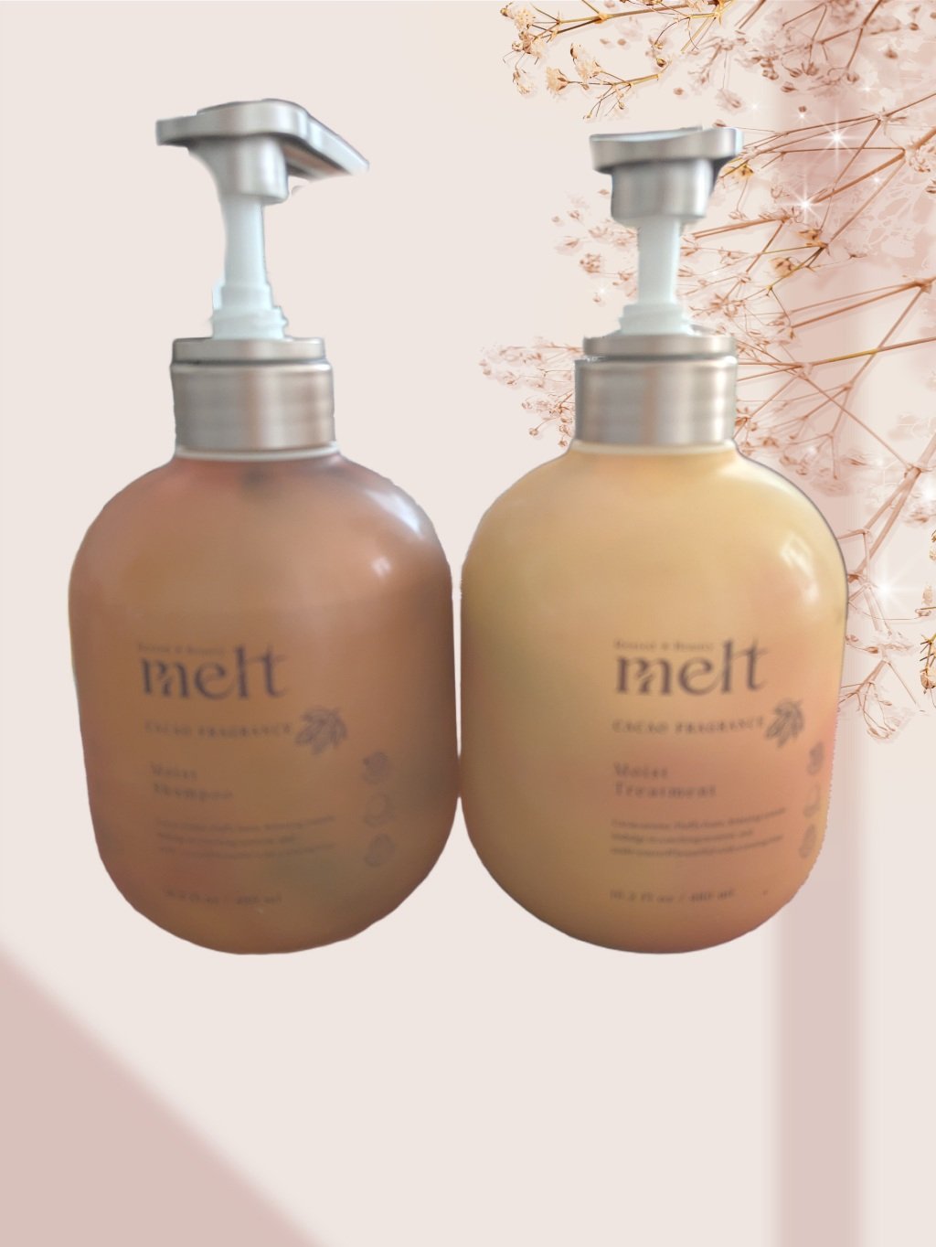 sweet melt collectionメルト　モイストシャンプー ＆ モイストトリートメント カカオフレグランス ホリデーシーズン限定デザイン/melt/市販シャンプーを使ったクチコミ（1枚目）