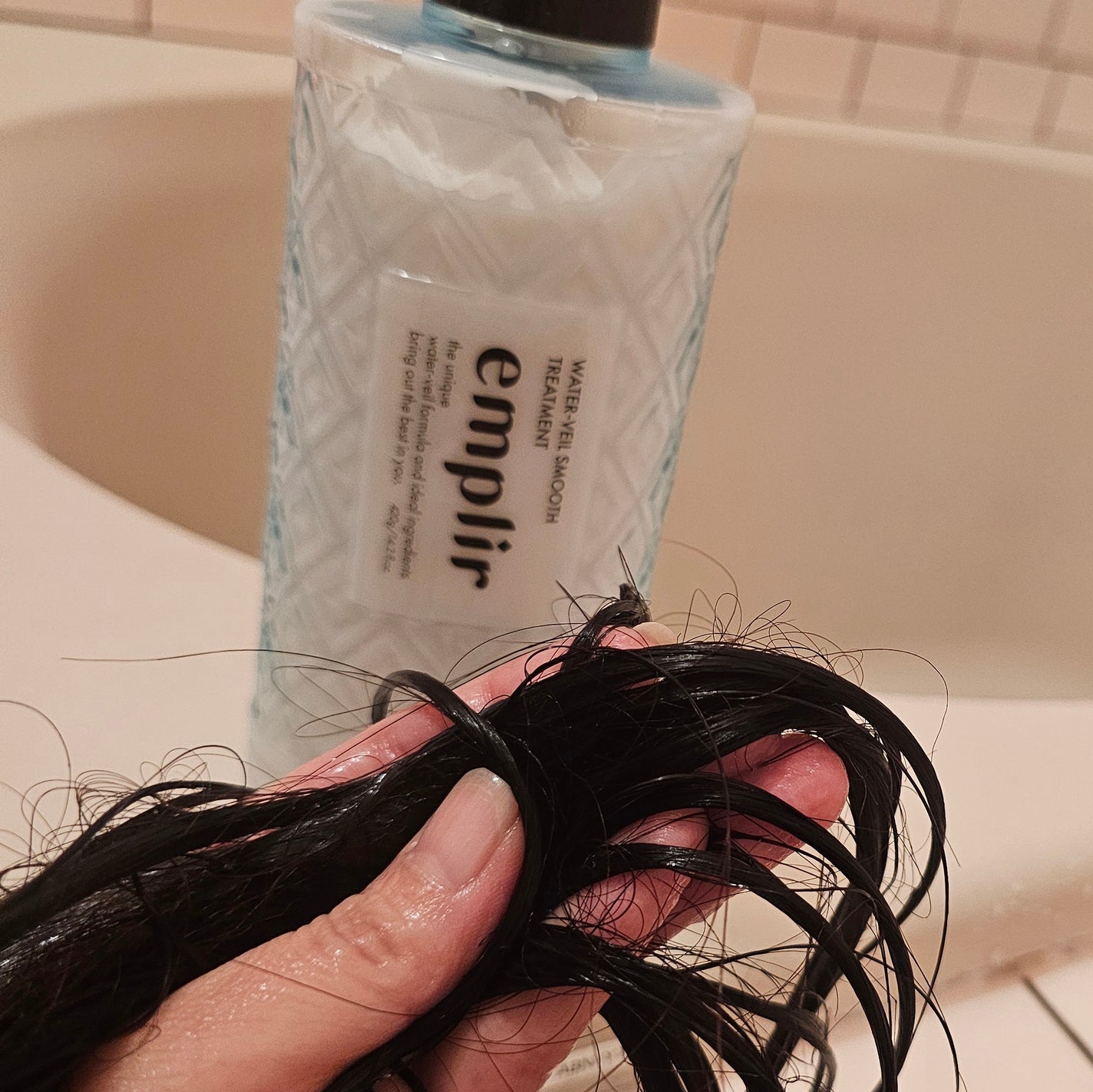 ウォーターベール スムース シャンプー/トリートメント/emplir/市販シャンプーを使ったクチコミ(5枚目)