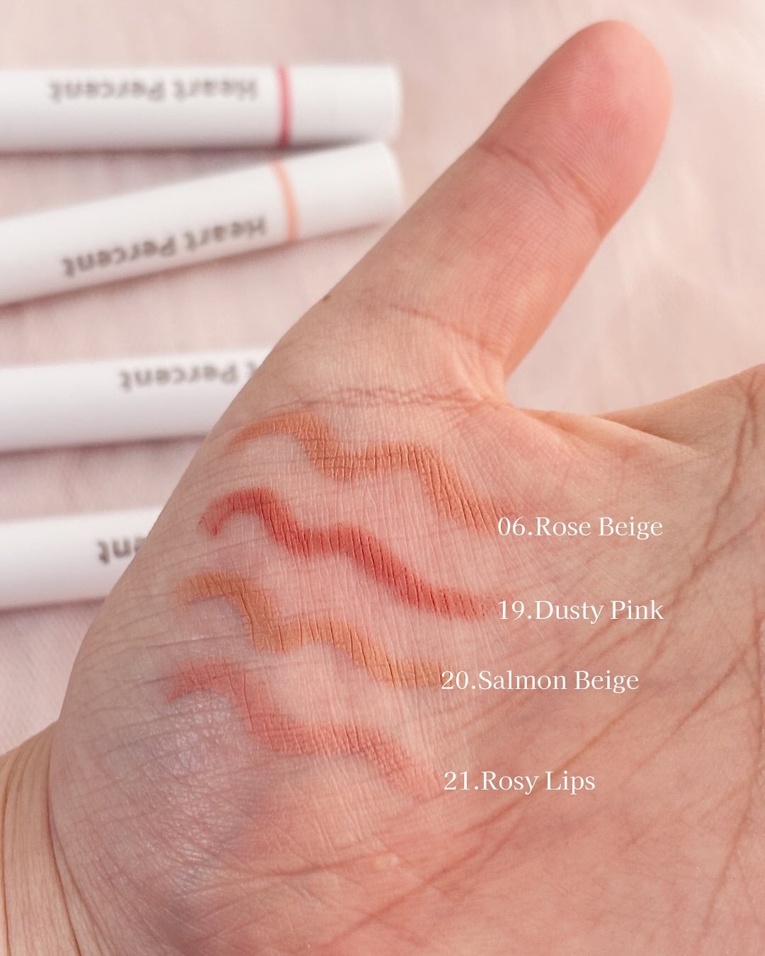 ドットオンムードリップペンシル/Heart Percent/リップライナーを使ったクチコミ(3枚目)