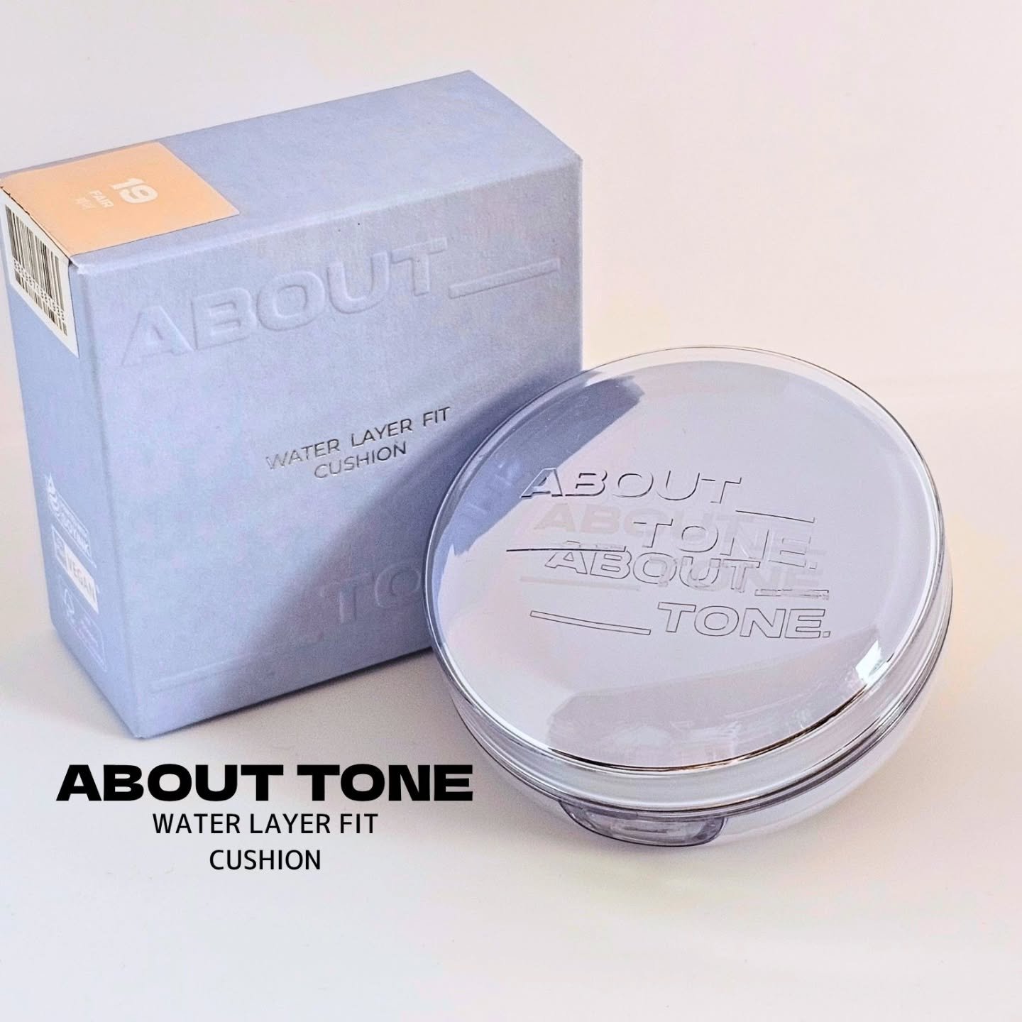 ウォーターレイヤーフィットクッション /ABOUT TONE/クッションファンデーションを使ったクチコミ（2枚目）